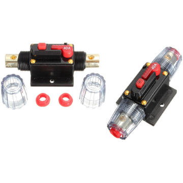 DC 12V/40A Car Stereo Audio Circuit Breaker with Inline Fuse Protector